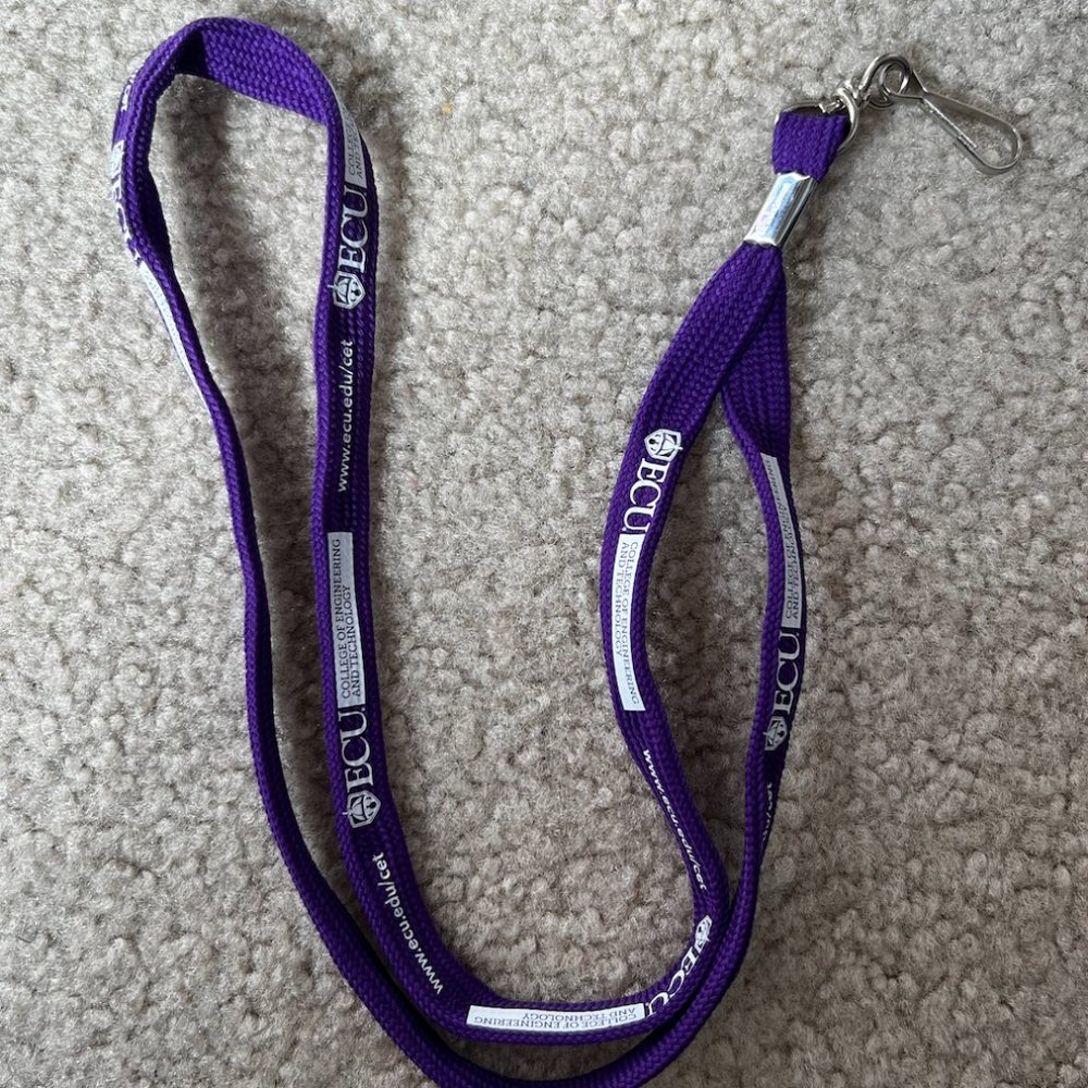 East Carolina University College of Engineering and Technology Lanyard